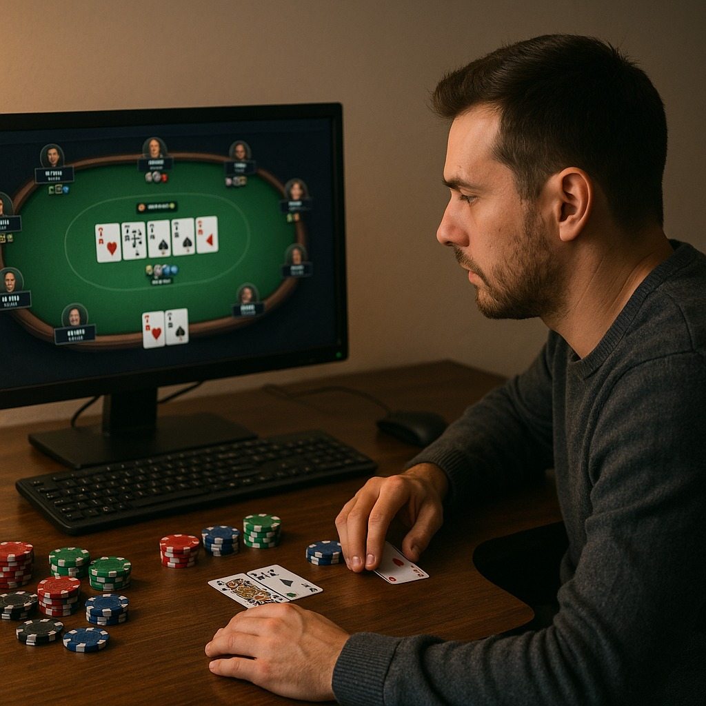 Como o poker faz sucesso no meio profissional online